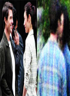 Tom Cruise caught kissing Bond Girl