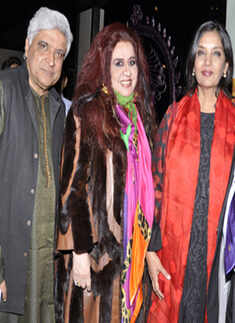 Javed Akhtar's poetry book launch