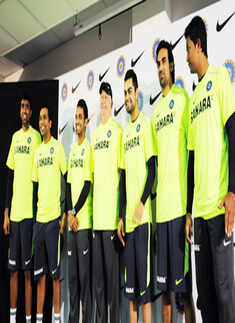 Team India's new training jersey unveiled