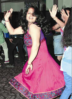 Dance, masti at a college event  