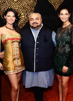 JJ Valaya's post show party