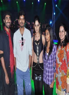 Vijay on the sets of a movie