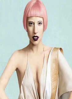 Gaga goes nude for a stunning shoot