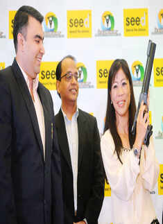 Mary, Gagan @ Gun for Glory Shooting