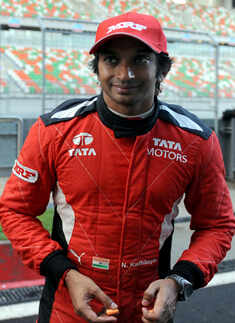 Narain Karthikeyan @ Buddh International Circuit
