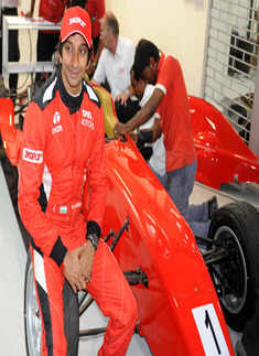 Narain Karthikeyan @ Buddh International Circuit
