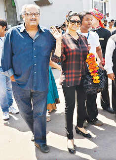 Boney Kapoor and Sridevi 