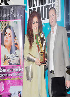 Shahnaz Husain honored with international awards