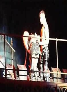 Lady Gaga throws up on stage