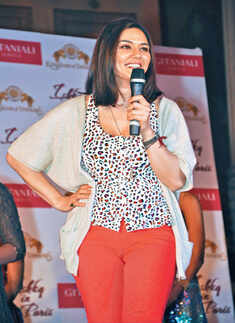 Preity dazzles Delhi