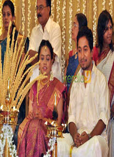 Vineeth, Divya wedding ceremony