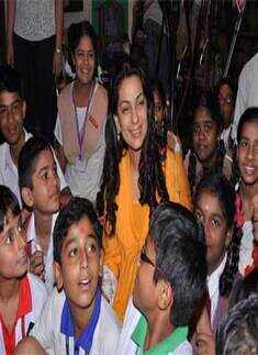 Juhi at Indo-Pak students exchange program