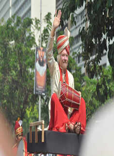 Richard Branson in Mumbai