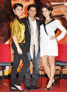 SRK, Kat, Anushka @ 'JTHJ' meet