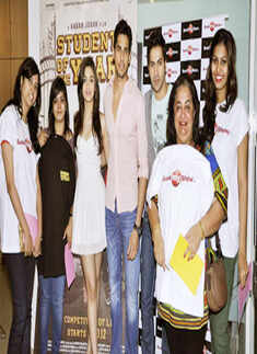 'SOTY' cast meet contest winners