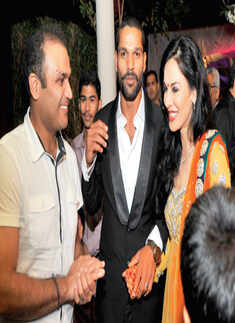 Shikhar, Aesha's cocktail party