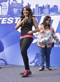 Bipasha Basu at a fitness event