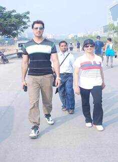 Kunal Kapoor at Max Bupa marathon