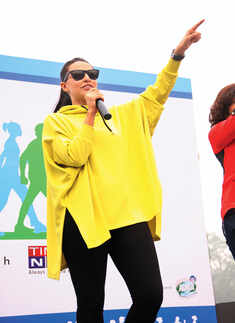 Delhiites out for a walk