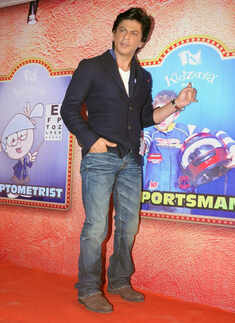 SRK @ 'KidZania' press meet