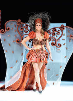 A chocolatey fashion show!