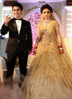 Rachit and Gayatri's wedding reception