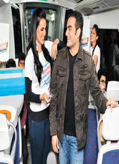 Clean-shaven in the metro