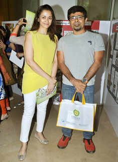 Celebs spotted at school event