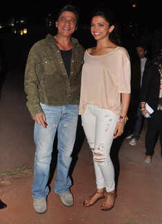 SRK, Deepika @ Press meet