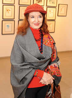 Javed's arty Delhi visit