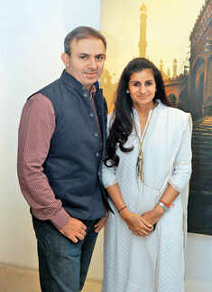Javed's arty Delhi visit