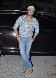 Shreyas spotted @ music launch