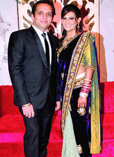 Hitesh, Richa Ahuja's marriage reception
