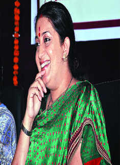 Smriti Irani at an event in Nagpur