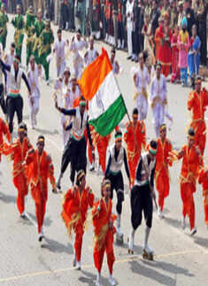 Republic Day parade rehearsal