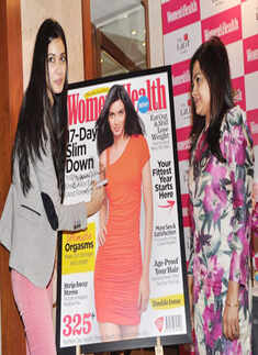 Diana Penty launches health mag.