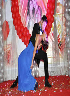 Valentine's Day celebration on TV