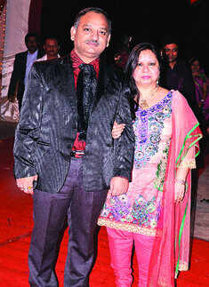 Shakti, Neha Jaiswal wedding reception