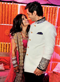 Shibani Kashyap and Rajiv Roda's wedding reception