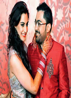 Amit and Tanvi Bagga's wedding reception