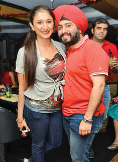 Movin' groovin' to the music