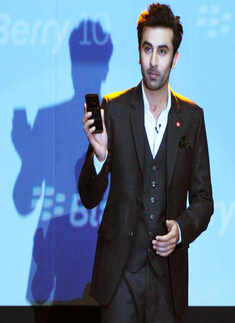 Ranbir launches 'Blackberry Z10'