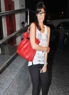 Celebs watch 'I, Me Aur Main'