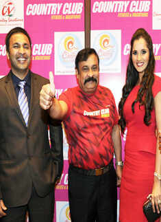 Sania @ Country Club event