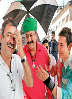 On the sets: ' Peekay'