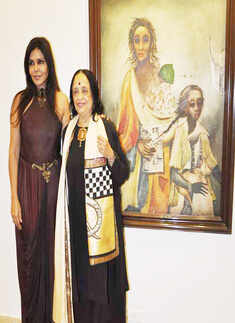 Anjolie Ela Menon's art show