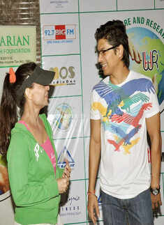 Shaan, Sangram @ charity event