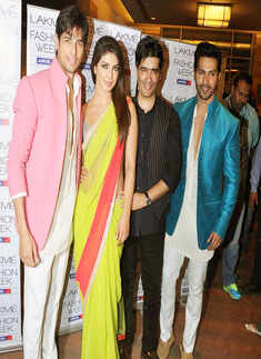 Celebs attend LFW'13