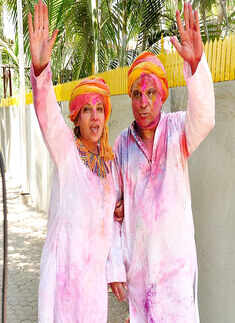 Celebs @ Shabana-Javed's Holi