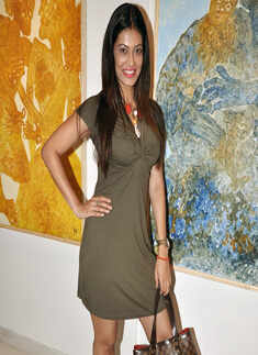 Payal, Sangram @ art show